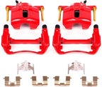 Power Stop Front S1460 Pair of High-Temp Red Powder Coated Calipers For Acura CL, Acura Integra, Acura TL, Acura Vigor, Accord, CR-V, Odyssey, Prelude, Oasis [Model Specific]