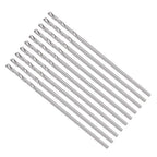 Drill Bit, 0.6mm Cutting Diameter, 4241 HSS 118° Cutting Angle Uncoated Bright Versatile Jobber Bits - (Applications: for Drilling Plastic Wood Soft Metal), 10-Pieces