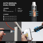 JAKEMY Cordless Electric Screwdriver,Upgraded 3 Gear Adjustable Torque Screwdriver kit Magnetic Precision Power with LED light USB Rechargeable Portable Laptop Repair Tool Kit, (JM-E21B)