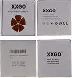 XXGO 60 Pcs 120 Grits Triangular 3-1/8 Inch 80mm Hook & Loop Oscillating Tool Sanding Paper for Wood Sanding Fit 3-1/8 Inch 80mm Triangular Oscillating Multi Tool Sanding Pads XG8020120