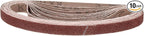3/4 x 20 1/2 Inch Sanding Belt, 10 Pcs 80 Grit Aluminum Oxide Knife Sharpener Belts Work Sharpening for Belt Sander Knife Carving Tool Metal Working