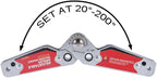 LISHUAI New Adjustable Angle(20°~200°) Welding Magnet clamp,Welder Tool Accessories (Small)