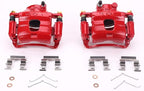 Power Stop Front S1218 Pair of High-Temp Red Powder Coated Calipers