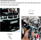 allsun Professional Automotive Circuit Tester,Short Circuit Finder with Buzzer Alarm & LED Light, 6-24V Power Detector Probe with Overload Protection, 5m Cable for Car DIY Repair