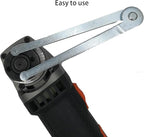 Universal Adjustable Angle Grinder Spanner Wrench for Round Nuts with Drilled Holes (4mm)