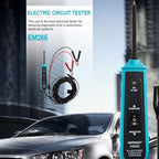 allsun Professional Automotive Circuit Tester,Short Circuit Finder with Buzzer Alarm & LED Light, 6-24V Power Detector Probe with Overload Protection, 5m Cable for Car DIY Repair