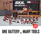 SKIL 20V 6-1/2 Inch Cordless Circular Saw Includes 2.0Ah PWR CORE 20 Lithium Battery and Charger - CR540602