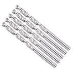 Drill Bit, 5mm Cutting Diameter, 4241 HSS 118° Cutting Angle Uncoated Bright Versatile Jobber Bits - (Applications: for Drilling Plastic Wood Soft Metal), 5-Pieces