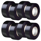 Black Electrical Tape 8Rolls, 7mils x 3/4 in x 30 ft, Flame Retardant,Waterproof,Strong Adhesive, Durable, Easy-Wrap,High Temp Electrical Tape Electric Super Vinyl