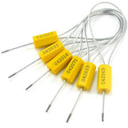 2000 pcs Tamper Proof Security Cable Wire Seals Numbered Pad-Lock Pull-Tite Security Tag Straps for Trailers, Cargo, Truck (Yellow)