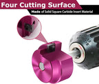9 Pcs PVC Pipe Reamer Kit,PVC Fitting Saver Plastic Pipe Reamer Tool Kit,Hub Socket Saver Set for Plumbing,Includes 1/2" 3/4" 1" 1-1/2" 1-1/4" 2" 2-1/2" 3" 4" Reamers for Sch.40 CPVC ABS Fittings