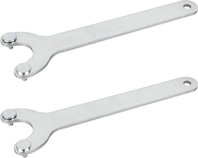 2-Pack 49-96-7215 Spanner Wrench Fits for Milwau-kee 2881-20, 6117-30, 6117-31, 6121-30, 6121-31, 6124-30, 6124-31, 6141-31 & 6142-31 Multiple models of Angle Grinders