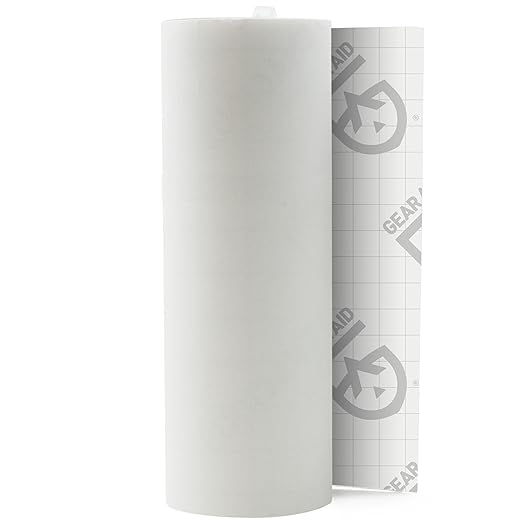 GEAR AID Tenacious Tape 3”x20” Fabric and Vinyl Gear Repair Tape, Quickly Fix Holes and Rips in Puffy Jackets, Rain and Snow Gear, Tents, Sleeping Bag and More, Clear, 1 Pack