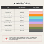 ANYCUBIC PETG Filament 1.75mm, 3D Printer Filament, Translucent and Vibrant, Dimensional Accuracy +/- 0.02mm, Print with Most FDM 3D Printers, 1KG Reusable Spool, Clear Pink