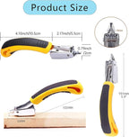 Upholstery Staples Remover Staple Puller Tool, Staple Remover Heavy Duty Removing Stapler for Furniture Carpet Floor Cartons Wooden Case,Yellow