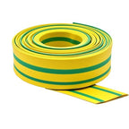 Kable Kontrol Heat Shrink Tubing - 3/4” Inch - 50' Ft Long, Yellow & Green Polyolefin - 2:1 Industrial Shrink Tube & Cable Sleeve for Electrical Wire Insulation - Rated for 600 V