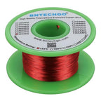 BNTECHGO 30 AWG Magnet Wire - Enameled Copper Wire - Enameled Magnet Winding Wire - 4 oz - 0.0098" Diameter 1 Spool Coil Red Temperature Rating 155℃ Widely Used for Transformers Inductors