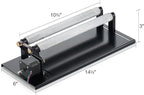 OMTech Rotary Axis Attachment for 40W co2 Laser Engraver, Barrel Rolling Cylinder Surface Rotation Platform for K40 Laser Engraver, 360 Degree Rotating Axis
