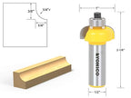 YONICO Cove Router Bits Edge Forming 1/4-Inch Radius 1/2-Inch Shank 13152