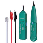 Proster Cable Tracker RJ11 RJ45 Wire Tracer Ethernet Tracker Telephone Tone Generator Line Toner Tester for Network Telephone Line Continuity Tester