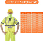 A-SAFETY X SMALL High vis glow Reflective Luminous safety Vest ANSI Class 3