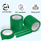 Romeda 9 Pack Electrical Tapes, Electrical Tape Water, Sun, and Oil Resistant, Electrical Tape is Suitable for Most Domestic, Commercial, and Industrial environments - Green