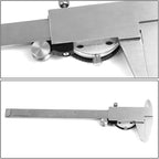 DNA Motoring TOOLS-00055 Premium-Grade Stainless Steel Dial Caliper, 6 Inch, Shockproof Measuring Micrometer w/Lockable Head