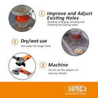 Diamond Core Drill Bits Set,BGTEC 8 Pieces Vacuum Brazed Hole Saw Kit for Porcelain Tile,Ceramic Granite Marble Stone Masonry Brick (25/35/45/50/65/75mm)