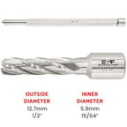 S&F STEAD & FAST Annular Cutter High Speed Steel 1/2" x 2" with Pilot Pin