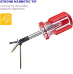 Buspoll Stubby Screwdriver – Compact Short Screwdriver for Tight Spaces, Durable Chrome-Plated Steel Construction, Easy to Use, Versatile Tool.