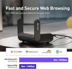 GL.iNet GL-AXT1800 (Slate AX) Portable Travel Router, Pocket Wi-Fi 6 Wireless Internet Router, Portable VPN Routers WiFi for Travel, Public Computer Routers, Business, Moblie/RV/Cruise/Plane