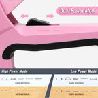 WORKPRO Pink Staple Gun, 6-in-1 Manual Brad Nailer with 4000-Pieces Staples for Fixing Material, Carpentry, Upholstery, Furniture and DIY - Pink Ribbon