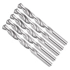 Drill Bit, 10.5mm Cutting Diameter, 4241 HSS 118° Cutting Angle Uncoated Bright Versatile Jobber Bits - (Applications: for Drilling Plastic Wood Soft Metal), 5-Pieces