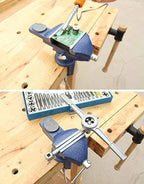 MYTEC Home Vise Universal Rotate 360° Work Clamp-On Vise, 3.2"
