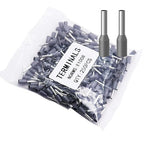 Fidioto AWG18 Wire Ferrules Terminals, 250pcs AWG18 Terminal Connector Wire Insulated Cord Pin Ends Terminals for Electric, Industrial, Chemical Industry, Power Control System, etc.