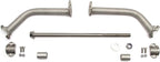 Reinforcement Crash Bars Compatible with BMW R 1300 GS OEM Accessory Crash Bars – 1 Inch Diameter Stainless Steel Tubing - Alloy Clamps with Thick Flanges for Extra Strength & Safety - Silver