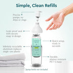 Puracy Natural Dish Soap Clean Can Refill - Plant-Based Dishwashing Soap, Non-Toxic Dish Soap, Natural Liquid Dishwashing Detergent Soap As Seen on TikTok (Green Tea & Lime, 14.4 fl oz, 3 Pack)
