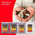 Refill Grit Kit w MJR Tumblers Premium Quality Extreme Polish 12,000 Grit Sub Micron Aluminum Oxide Polish for Unparalleled Result. For 30lb Rock Tumblers w Silicon Carbide, Disabled and Veteran Owned