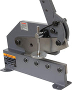 KAKA INDUSTRIAL Manual Metal Shear HS-6-6 inch Cutting Capacity for Steel Plate, Round and Flat Bars | Bench-Mount Hand Cutter