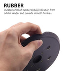 6 Inch Replacement Sander Pads, 6 Holes Hook and Loop Sander Pad for Ridgid R2611 Random Orbit Sander, 2 Pack