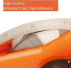 Oil Gauging Tape, Explosion-Proof Oil Tank Gauging Tapes 49FT/15M, Stainless Steel Sounding Tape Measure with Brass Plumb Bob