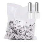 Fidioto AWG6 Wire Ferrules Terminals, 250pcs AWG6 Terminal Connector Wire Insulated Cord Pin Ends Terminals for Electric, Industrial, Chemical Industry, Power Control System, etc.