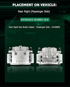 SCITOO Rear Right Brake Caliper With Bracket 18-B4894 Compatible For Dodge Ram 1500 2006-2008 For Dodge Ram 2500 2003-2008 For Dodge Ram 3500 2003-2008