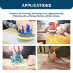 Benchmark Abrasives 4-1/2" Diameter Surface Preparation Non Woven Discs with 7/8" Arbor for Die Grinder Surface Grinding Polishing Burr Finish Rust Paint Removal (Pack of 10) - (Gray)