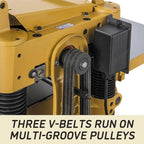 Powermatic 20-Inch Planer, Helical Cutterhead, 5 HP, 230/460V 3Ph (Model 209HH)