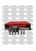 Assorts Lathe's Live Revolving Center MT-2 Shank Teng Style Featuring Square Tool and Rotary Broach (HSS) for Superior Machining Accuracy and Versatility
