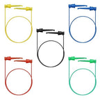 Sumnacon 5 Pcs Multimeter Electrical Test Dual Lead Test Hook Clips - 5 Colors Silicone to Flexible Test Cables for Electronic, Component, Testing Connecting