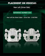 SCITOO Rear Left Brake Caliper With Bracket 19B2780 Compatible For Nissan Altima 2002-2006 2013-2018 For Nissan Maxima 2003-2007