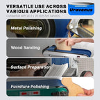 4 x 36 Inch Sanding Belts, 6 Pcs 80 Grit, Zirconia Sanding Belts for Metal Polishing, Woodworking, Surface Refining