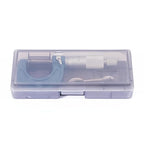 PEC Tools 0-1” Outside Micrometer, Industrial-Grade Precision Measuring Tool, Hardened Steel, High-Accuracy Micrometer with Ratchet Stop & Carbide-Tipped Measuring Faces for Machining & Engineering